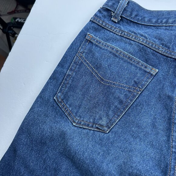Vintage Sears Genuine Roebucks mens denim jeans size 33x32 (30x32) 50124 - Picture 12 of 16